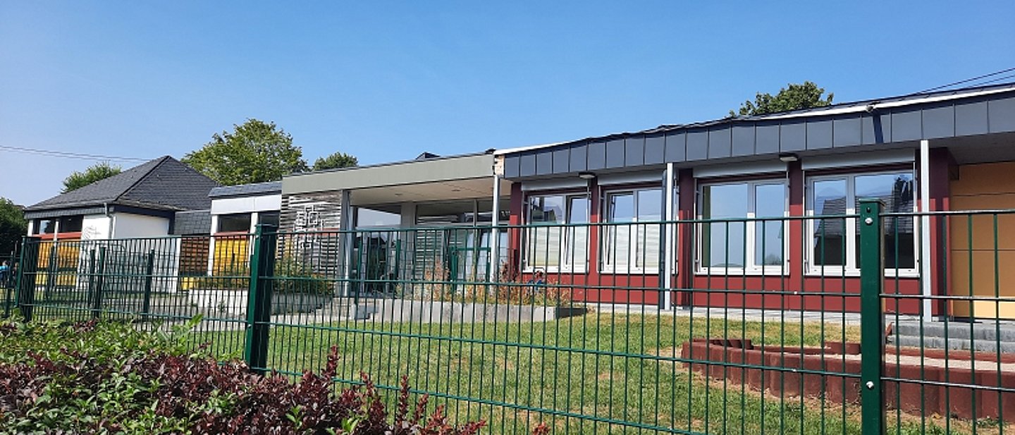 Außenansicht der Ev. Kita in Rehe