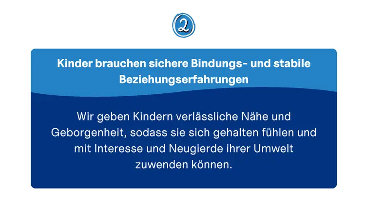 Kinder brauchen sichere und stabile Beziehungen