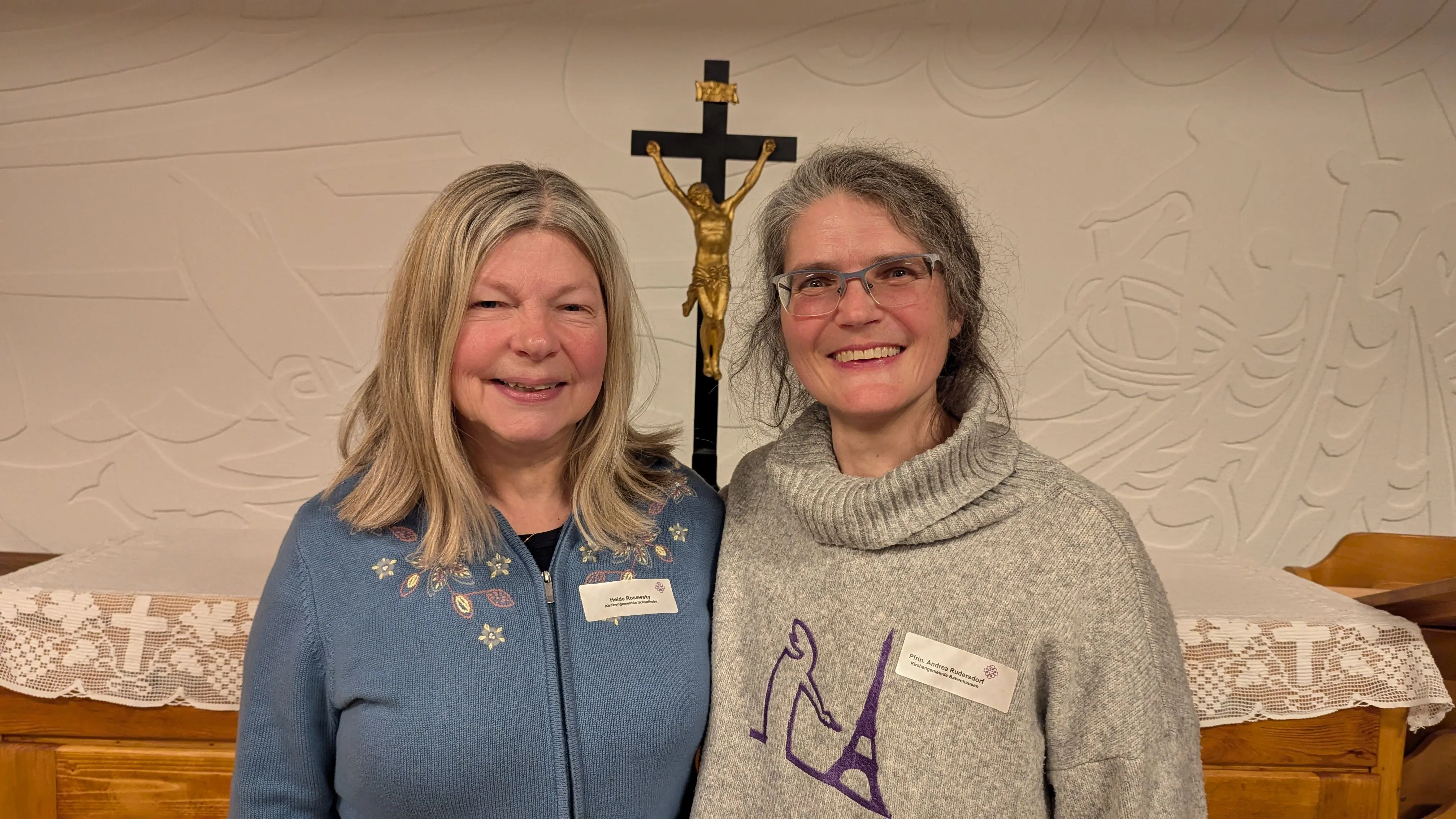 Bild der Vorsitzenden des neuen Kirchenvorstandes