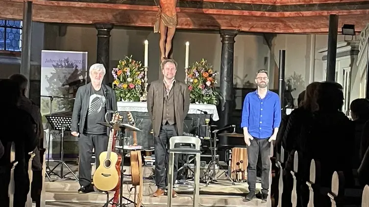 von links: Adax Dörsam, Clemens Bittlinger, David Kandert