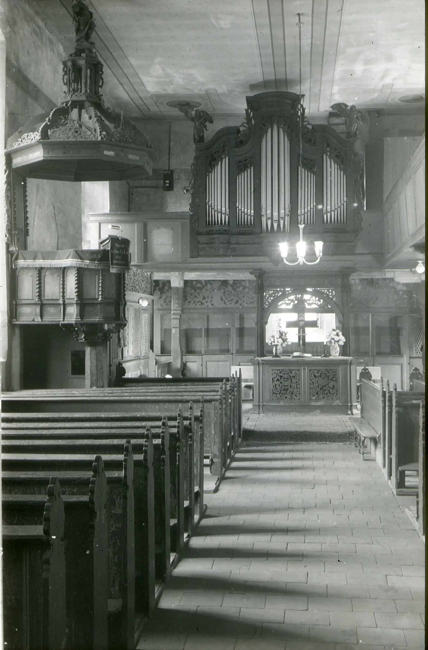 Burgkirche um 1956