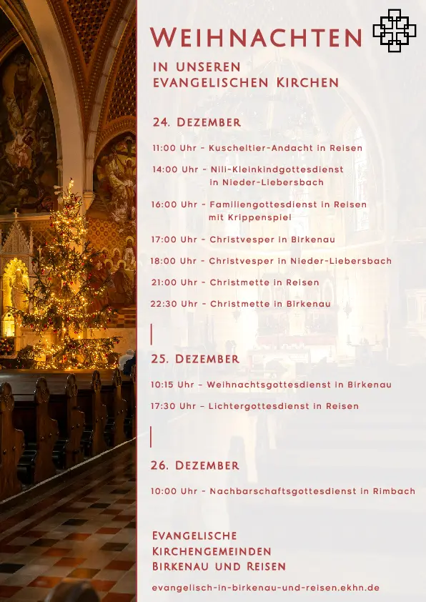 Weihnachtsgottesdienste 2025
