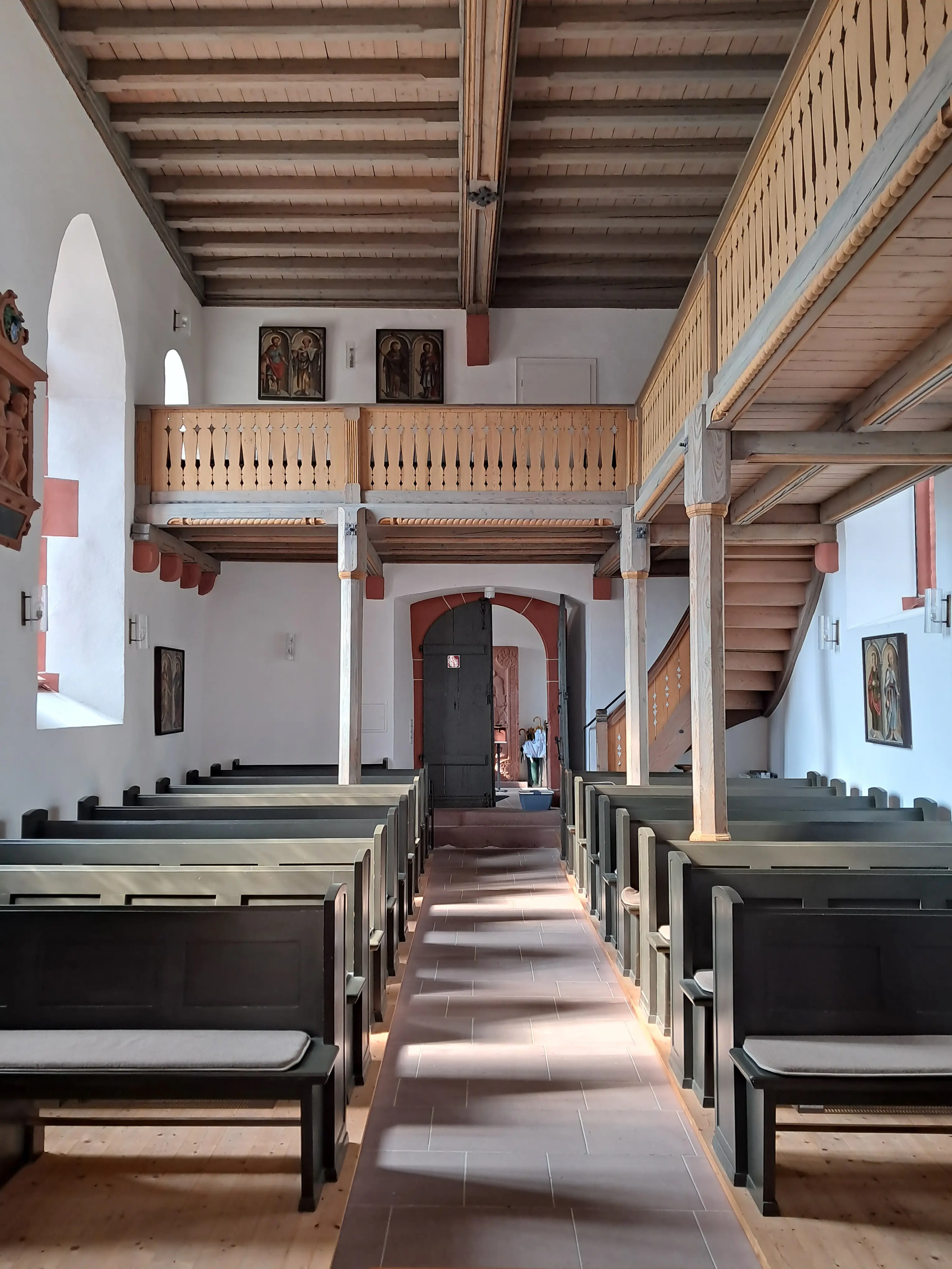 Innenraum der Evangelischen Schlosskirche Ernsthofen