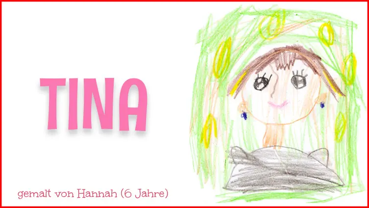 Gemaltes Bild von Tina