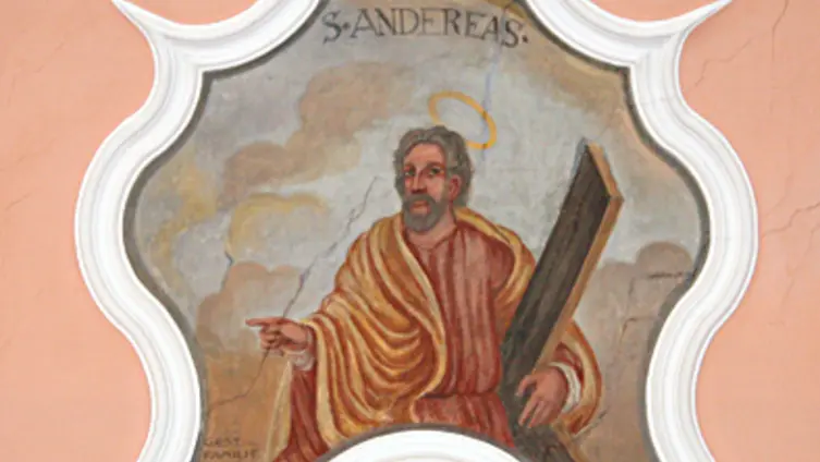 Gemälde von Apostel Andreas