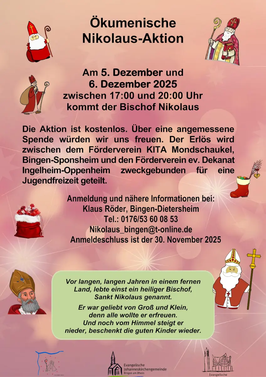 Nikolaus-Aktion Plakat 2025