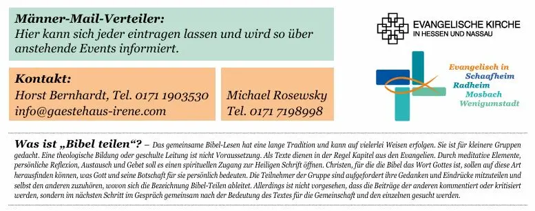 Kontaktdaten Männer suchen Gott