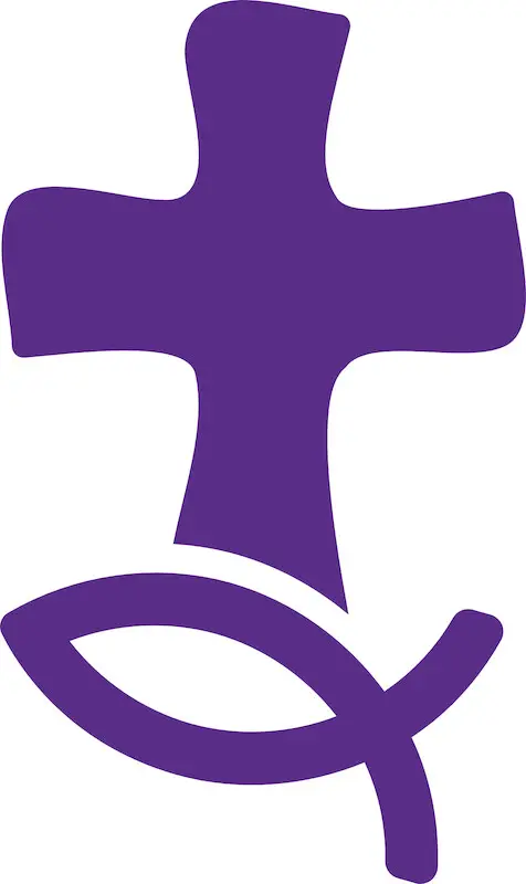 Symbol Konfirmation  lila als JPG  Datei