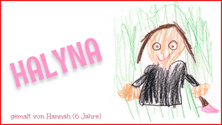 Gemaltes Bild von Halyna