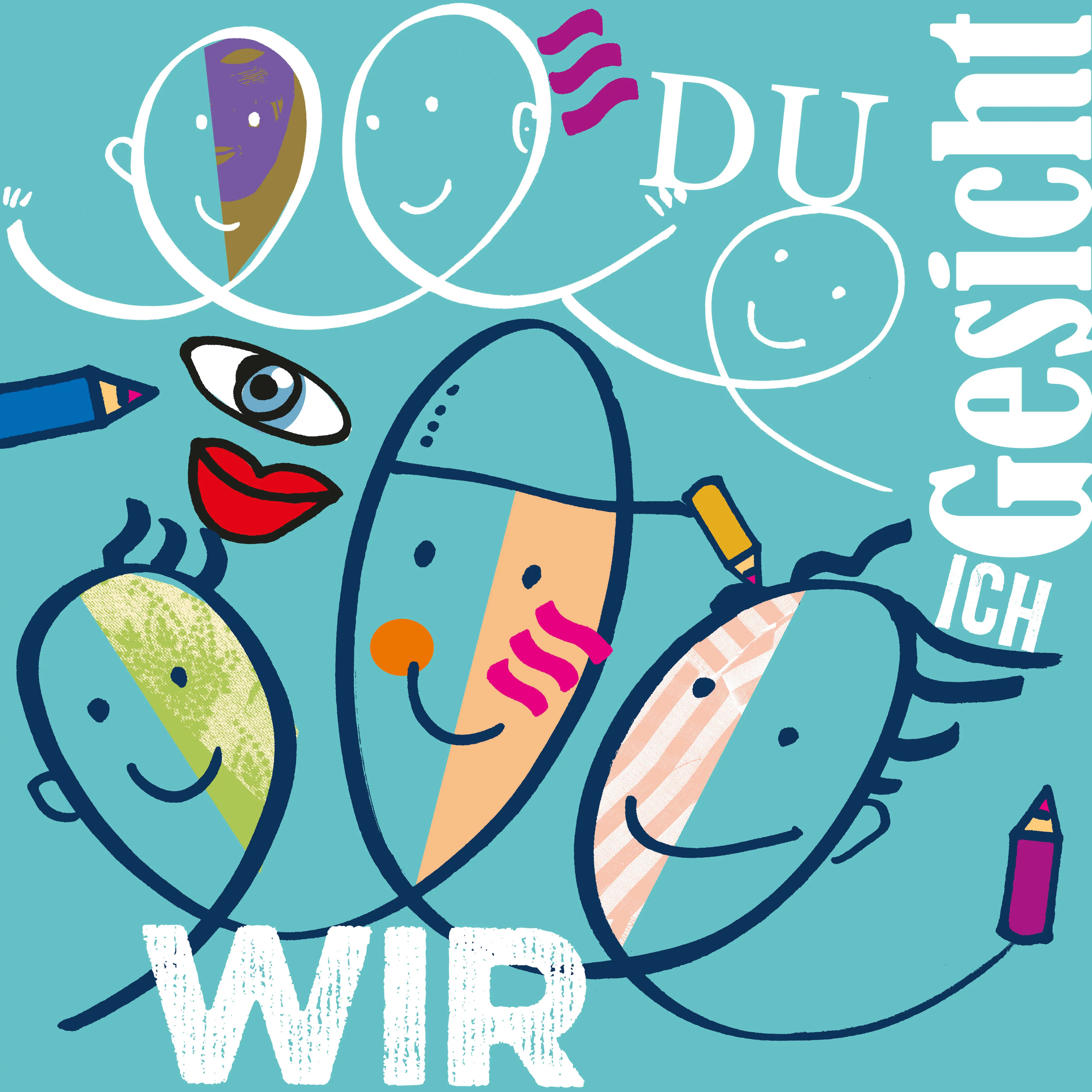 Kreativ Workshop, Gesicht, Porträt, zeichnen, Studierende