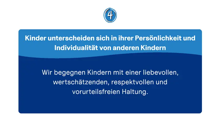 Kinder sind einzigartig in persönlichkeit und Individualität