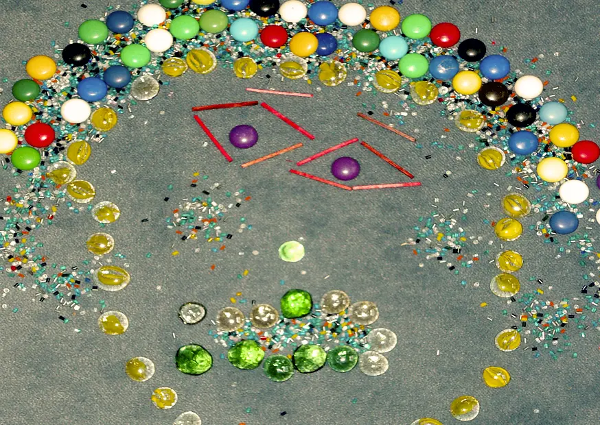 Kunstwerk aus dem evangelischen Dreifaltigkeits-Kindergarten in Worms