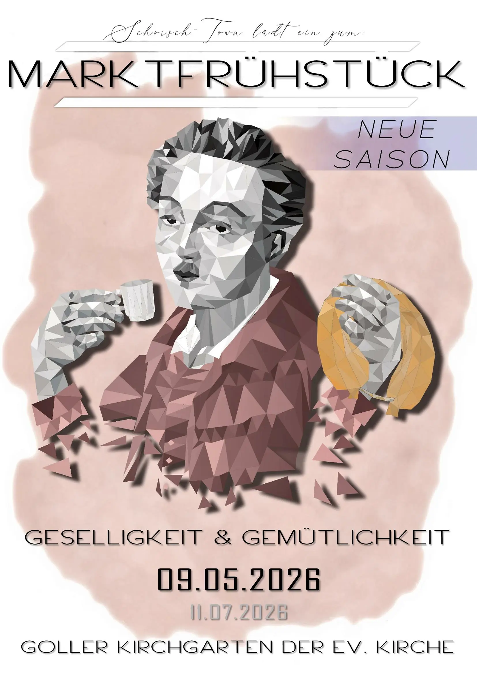 Plakat zum Marktfrühstück