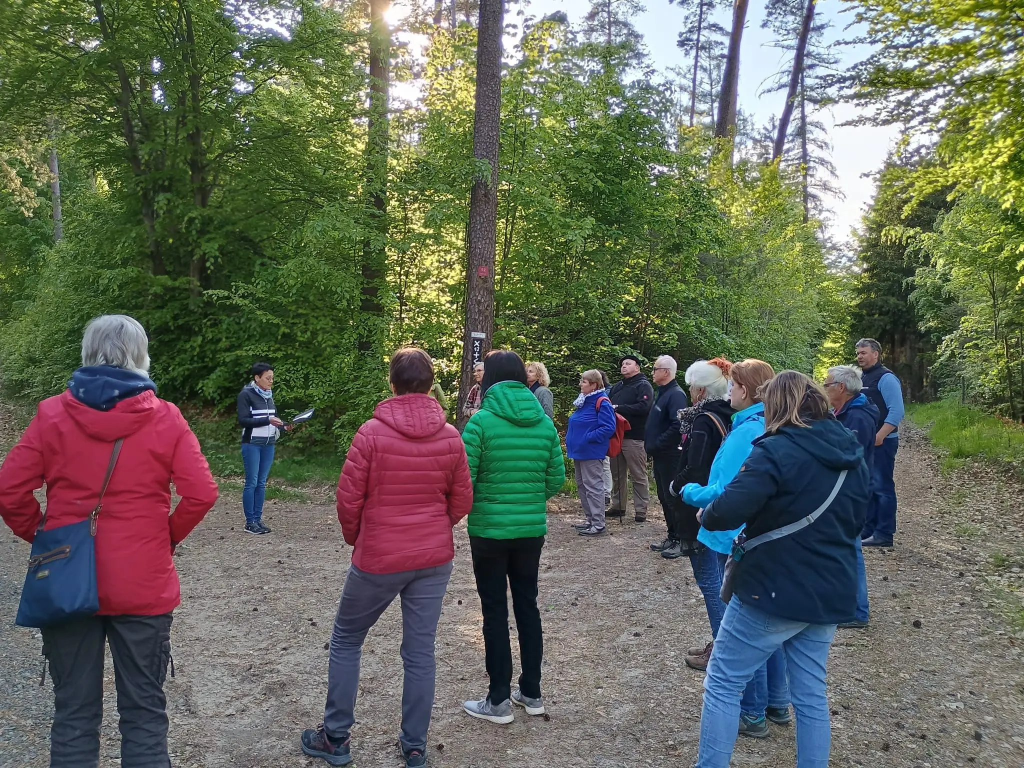 Pilgergruppe unterwegs