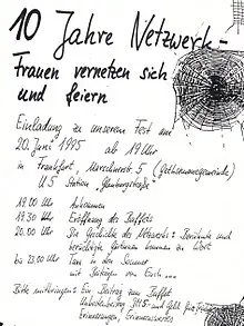 Das Frankfurter Frauennetzwerk (Faksimile)