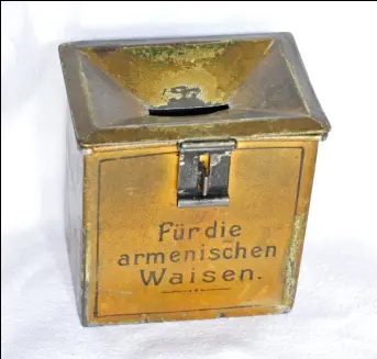 Selters Opferbüchse für armenische Waisen