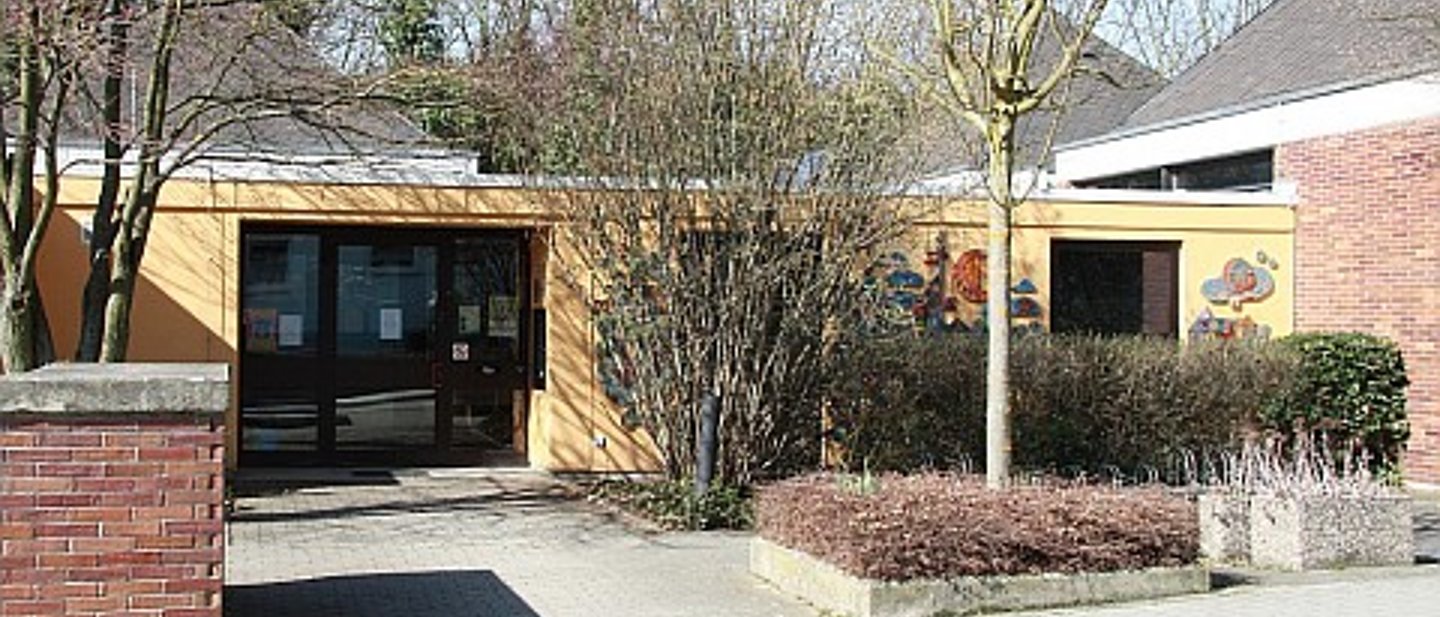 Eingangsbereich der Kita in Leiselheim
