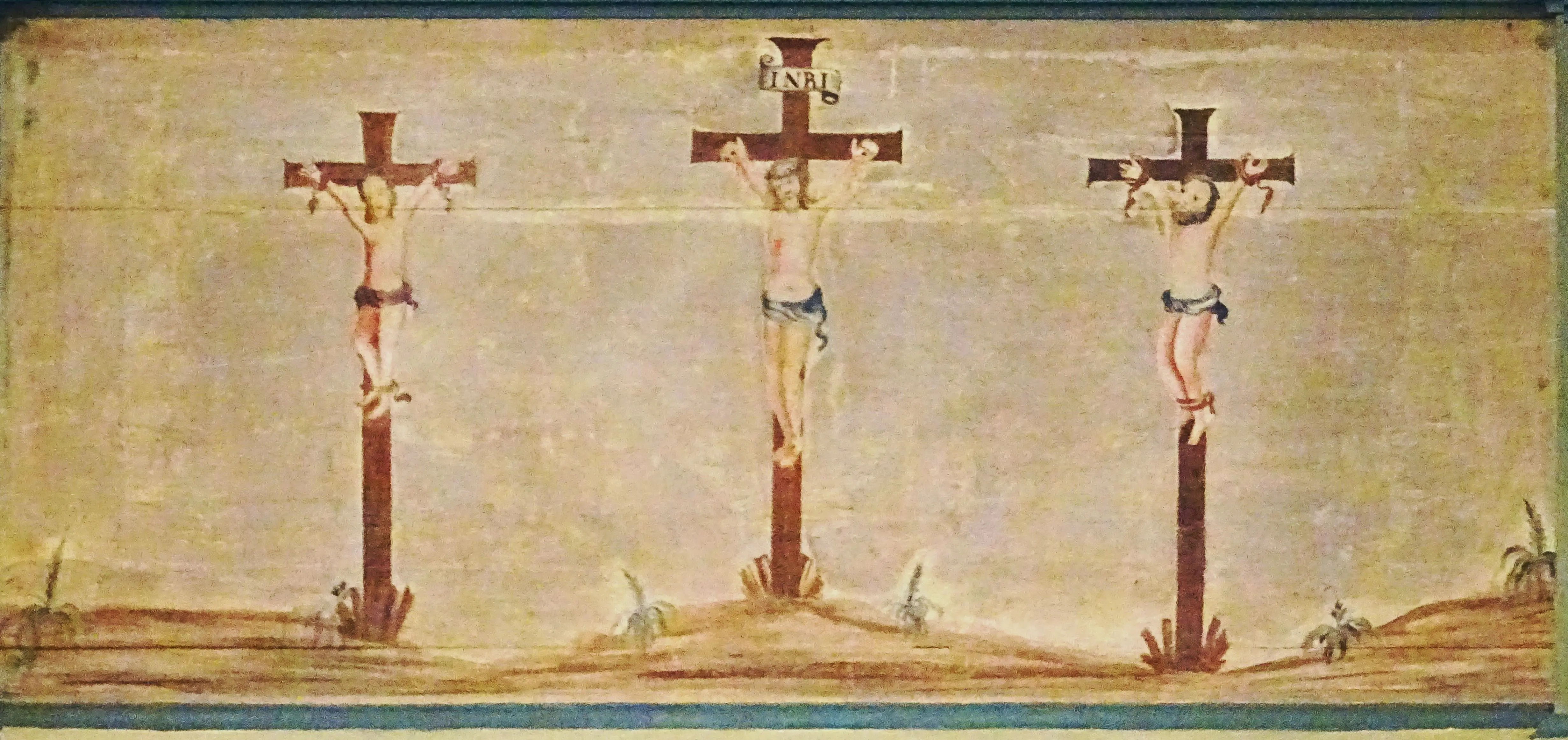 Emporenbild - Kalvarienberg - Kreuzigungsszene