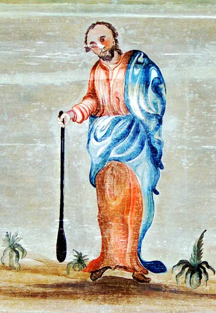 Emporenbild des Apostels Jakobus, der Jüngere