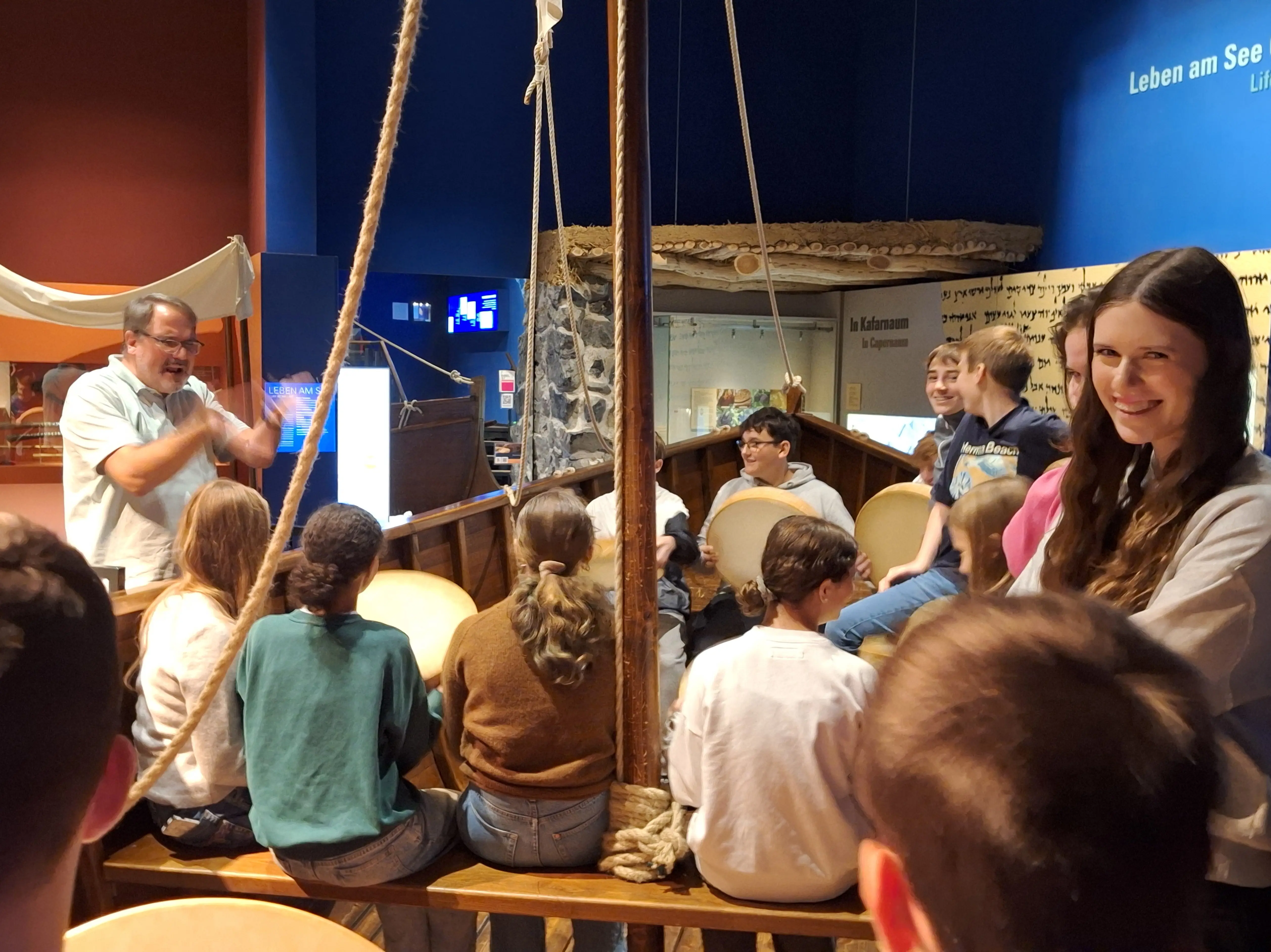 Im Boot auf dem See Genezareth