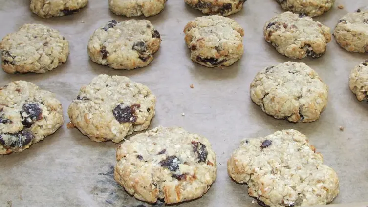 Das Foto zeigt die fertigen Kekse.