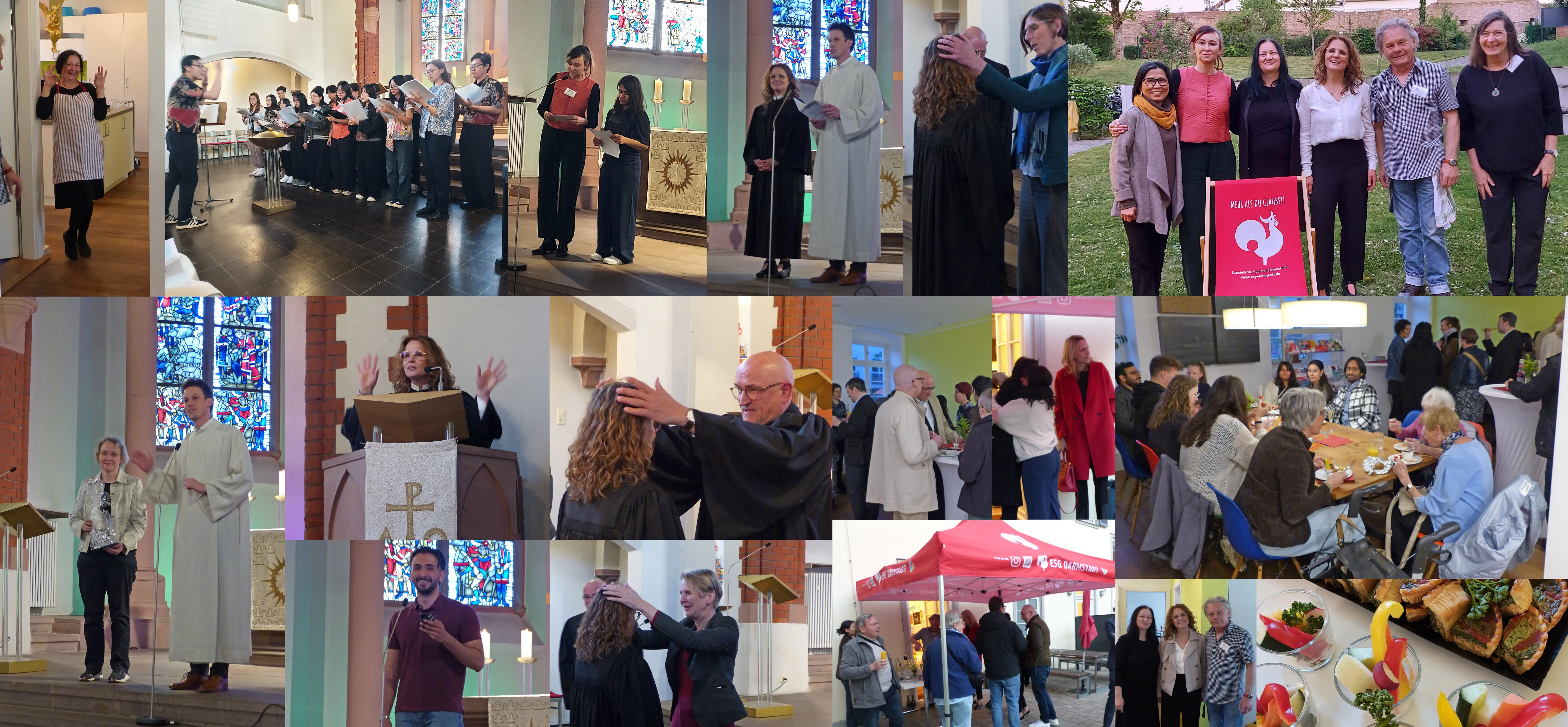 Einführungsgottesdienst Pfarrerin Almut Gallmeier, ökumenischer Gottesdienst, Semesterstart, Darmstadt