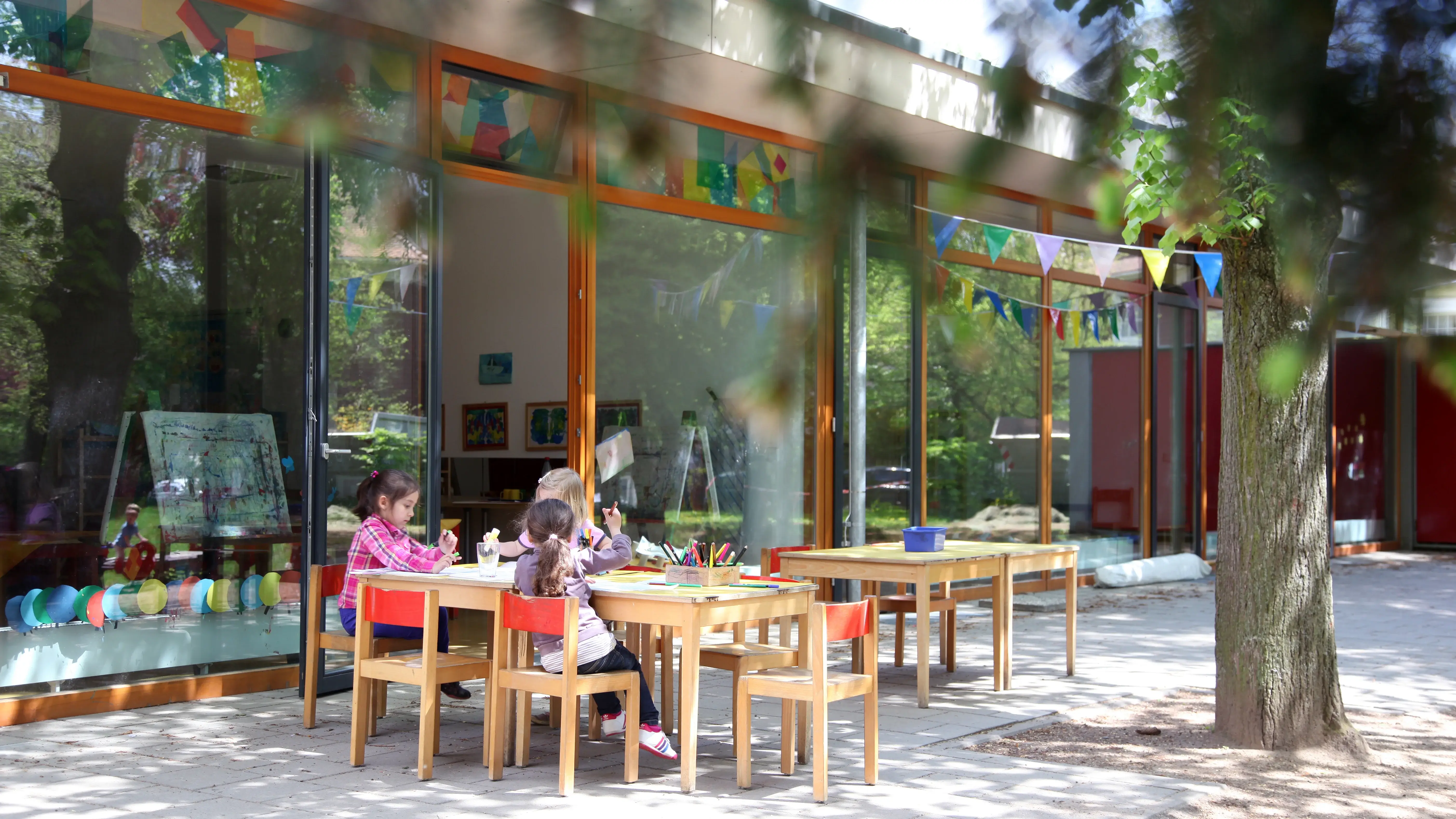 Terrasse im Garten